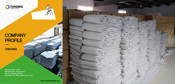 Products From China cotton dust sheet factory