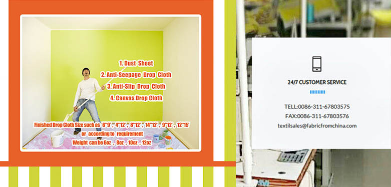 Our cavnvas drop cloth will be unveiled at the Canton Fair on September 12